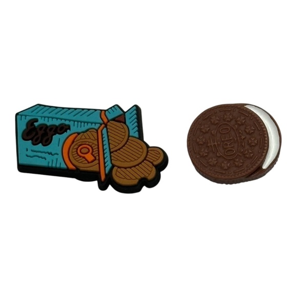 Snack Foods Shoe Charms Set Of 5 - Picture 2 of 5